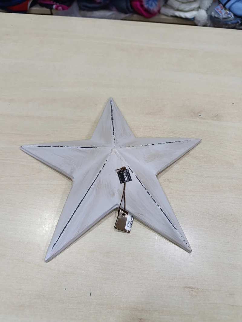 Stella decorativa in legno a 2 euro