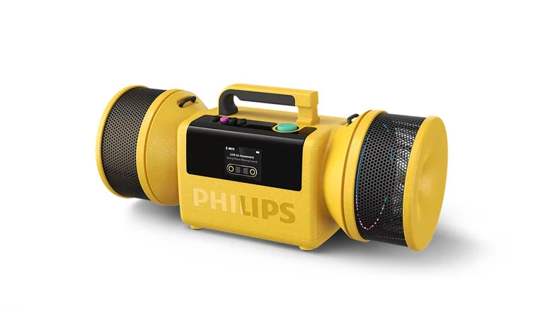 Philips The Tube Altoparlante portatile stereo Giallo 140 W