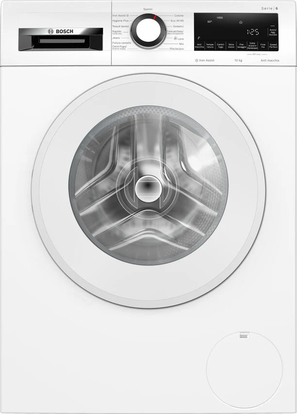 Bosch WGG254Z6II Serie 6 Lavatrice A Libera Installazione 10 Kg, 1400 Giri, Activewater Plus, Iron Assist, Classe A, Bianco