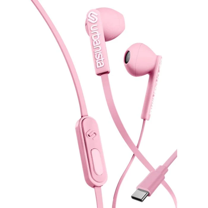 Urbanista San Francisco Auricolare con Cavo USB-C Pink
