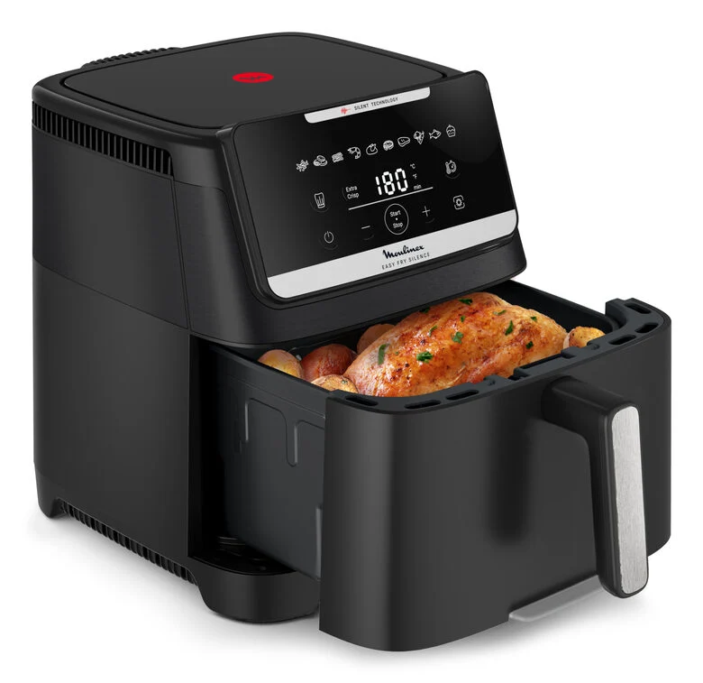 Moulinex EZ8428 Easy Fry Silence 7L, Friggitrice ad aria, Silenziosa, Frontale Rimovibile