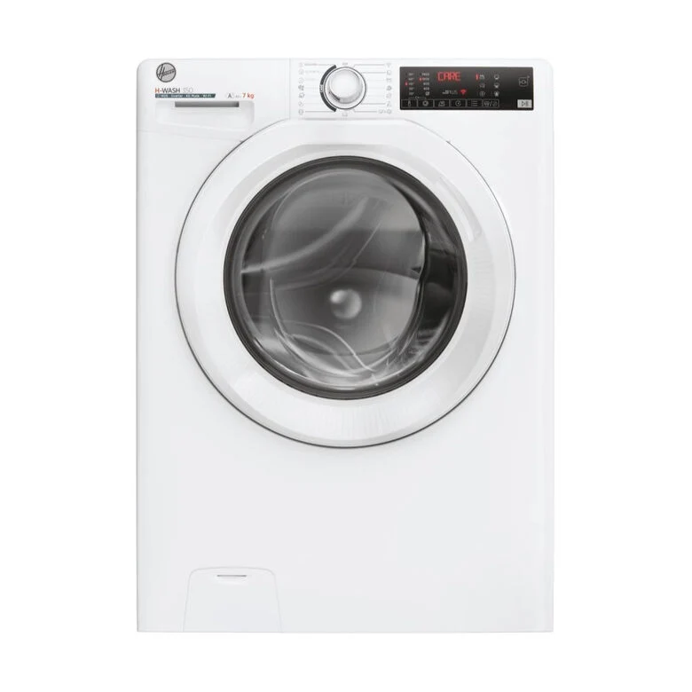 Hoover H3WP4474TAM6/1-S H-WASH 350 Lavatrice Slim A Libera Installazione 7 Kg, 1400 Giri, Classe A, Inverter, Wi-fi, Bianco