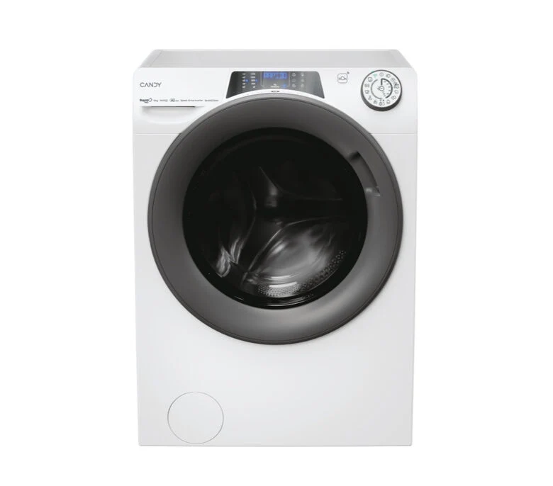 Candy RapidÓ PRO , Lavatrice Carica Frontale 8 KG, 30% più efficente della classe A, 1400 giri, Bianco, Inverter, Vapore, Wi-Fi, RP 486BWMR9/1-S