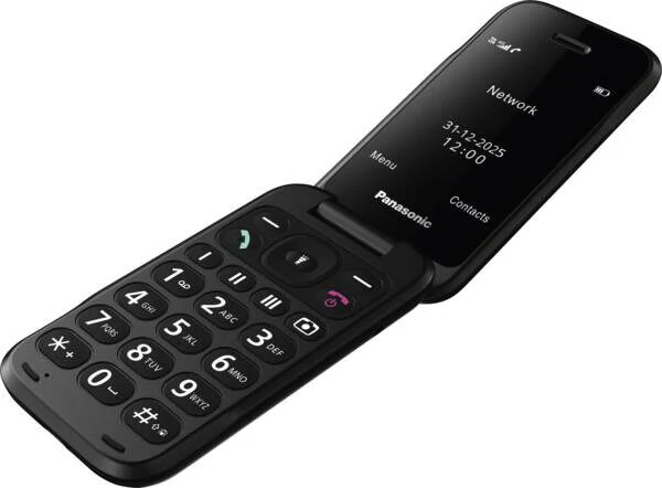 Panasonic KX-TF600EXR cellulare 7,11 cm (2.8") 132 g Rosso Telefono per anziani
