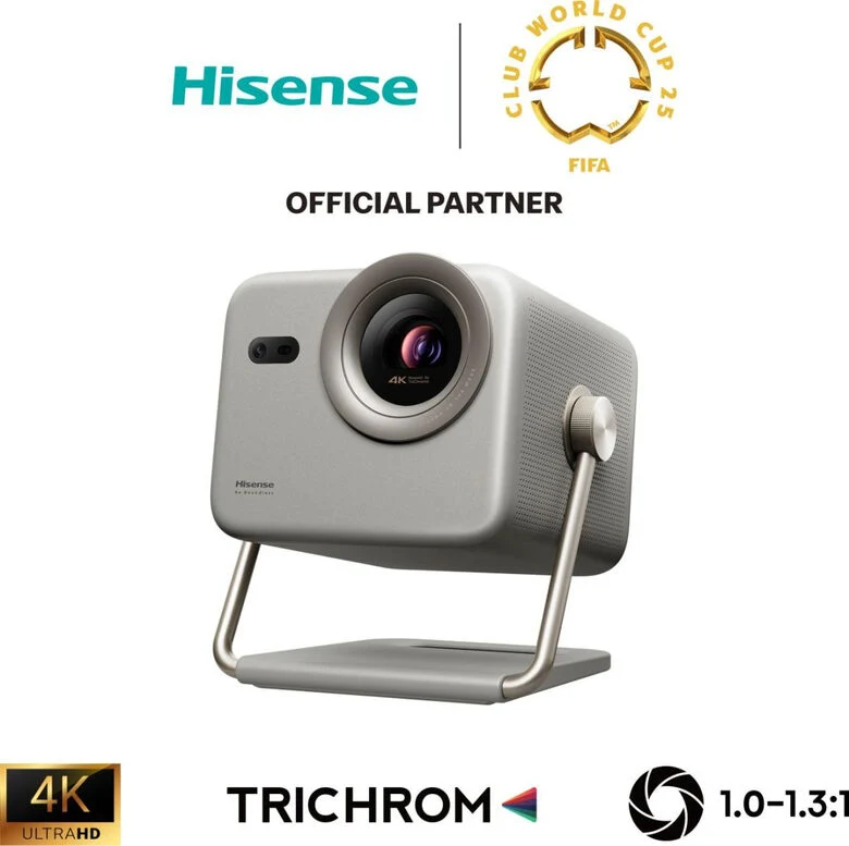 Hisense Videoproiettore Laser M2 PRO 4K UHD fino 200", Silver