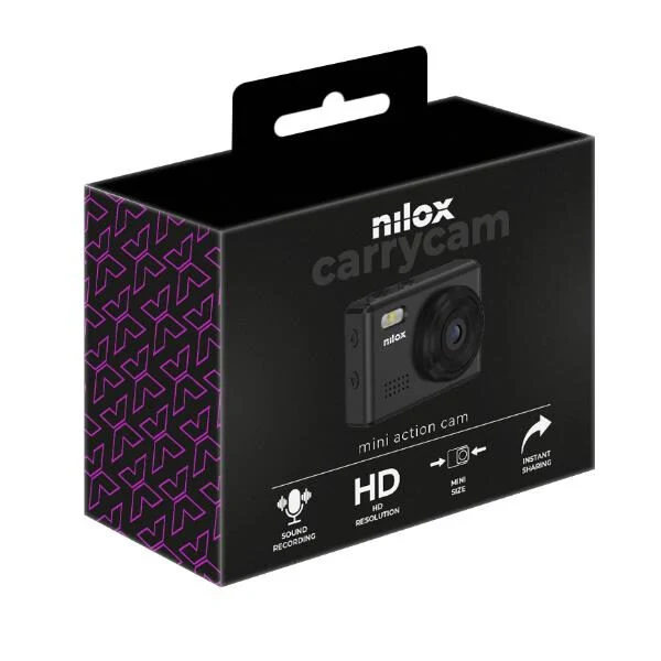 Nilox NXACCARRYCAMBK fotocamera per sport d'azione 2 MP HD CMOS 18 g