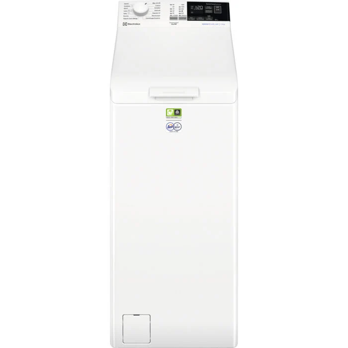 Electrolux EW6T437A Serie 600 Lavatrice A Carica Dall'alto Libera Installazione 7 Kg, 1251 Giri, SensiCare System, Eco Time Manager®, Anti-Allergy, Soft Opening, Classe A, Bianco