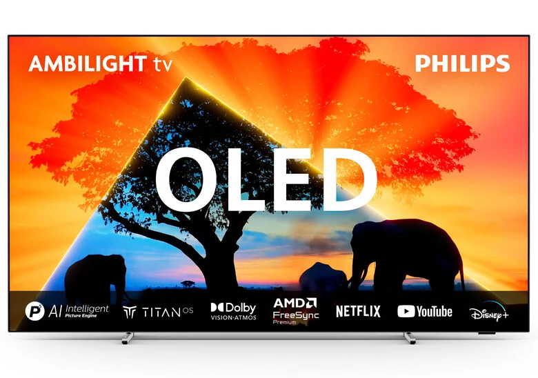 Philips 65Oled769 Televisione Smart TV 65 Pollici Oled 4K Ultra Hd Wi-fi Metallico