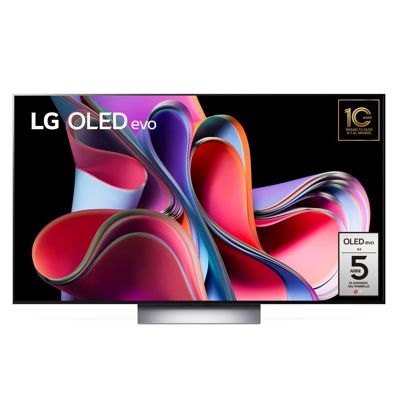 LG Oled55G36LA Televisione Smart TV 55 Pollici Oled Evo 4K Serie G3