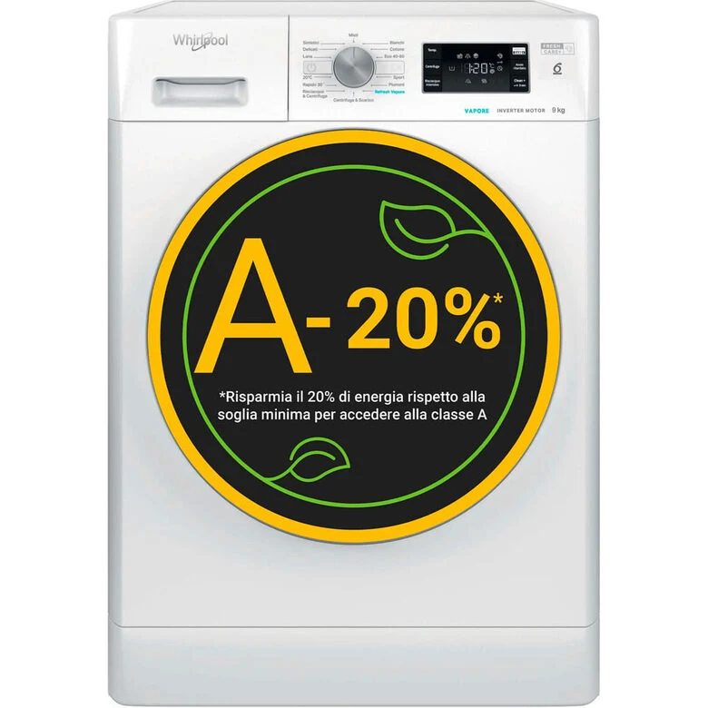 Whirlpool Lavatrice a libera installazione - FFB 948 BSV IT