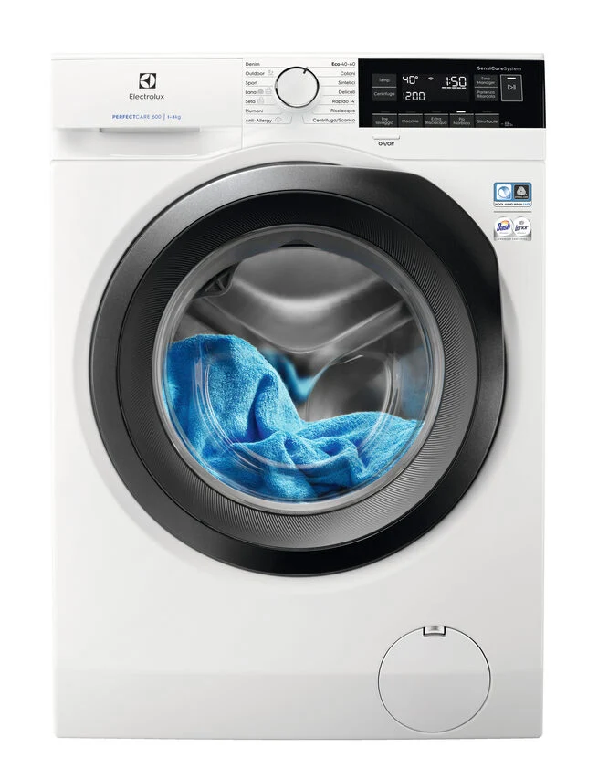 Electrolux EW6F384XP lavatrice Caricamento frontale 8 kg 1351 Giri/min B Bianco