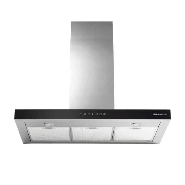 Glem Gas GHB990IXA cappa aspirante Cappa aspirante a parete Acciaio inossidabile 679 m³/h A