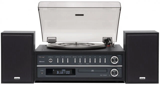 TEAC MC-D800-B Giradischi con trasmissione a cinghia Nero