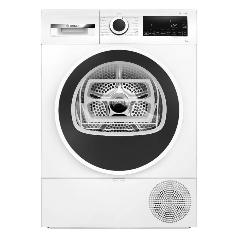 BOSCH Serie 4 WQA23301IT asciugatrice Libera installazione Caricamento frontale 8 kg Classe C Bianco