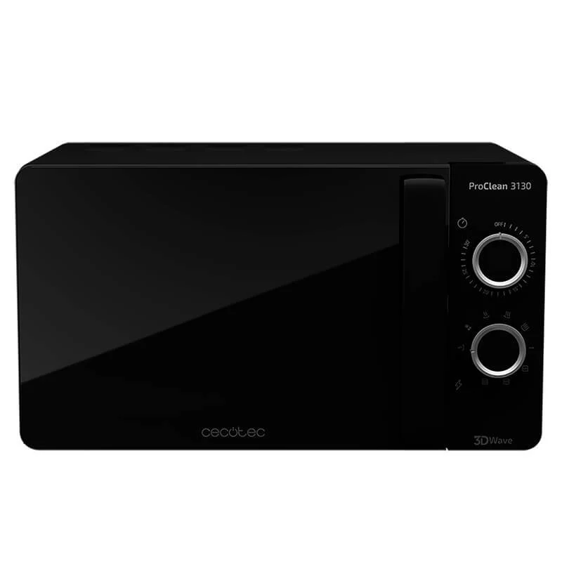 Cecotec ProClean 3130 Microonde con Grill 20L 700W Nero Over the Range Manopola