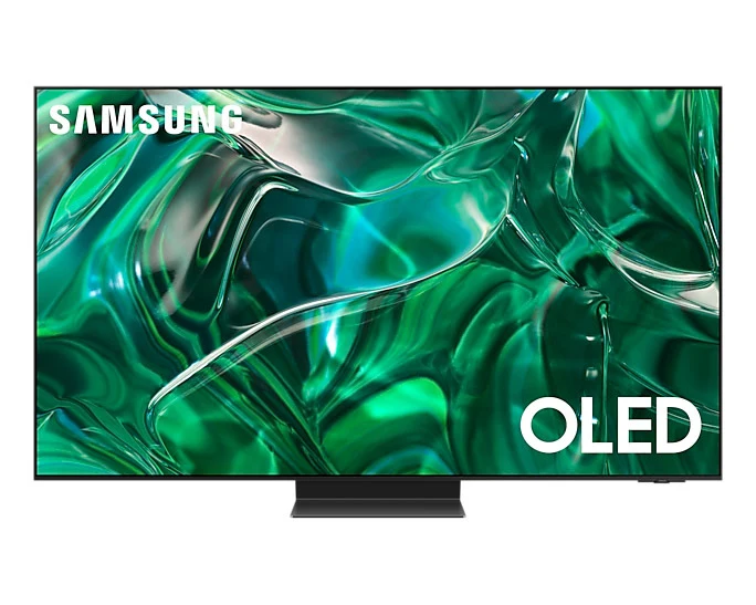 Samsung QE55S95CATXZT Televisione Smart TV 55 Pollici Oled 4K Serie 9 Dolby Atmos Processore Neural Quantum OTS+ Titan Black