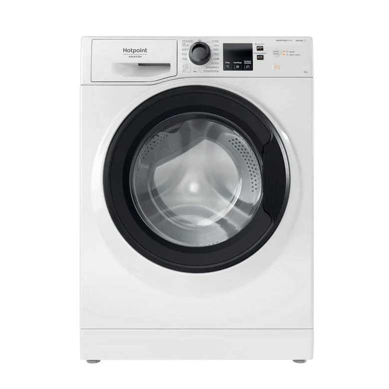 Hotpoint Ariston NF1046WKIT Lavatrice A Libera Installazione 10 Kg, 1400 Giri, Steam Hygiene, Anti Allergy, Antimacchia, Classe A, Bianco