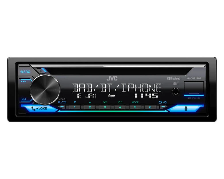 JVC KD-DB922BT Nero 200 W Bluetooth