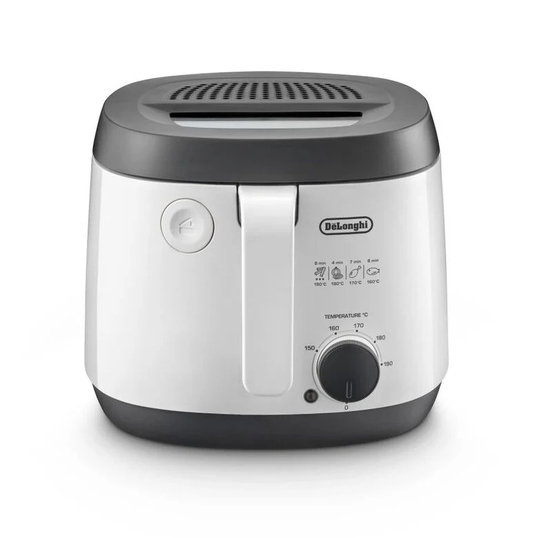De’Longhi FS3021 Singolo Indipendente 1800 W Friggitrice Grigio, Bianco