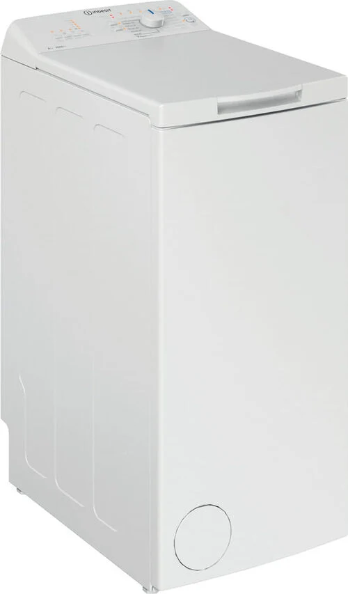 Indesit BTW L60400 IT Lavatrice A Libera Installazione A Carica Dall'alto 6 Kg, 1000 Giri, Turn&Go, Opzione Extra Lavaggio, Classe C, Bianco