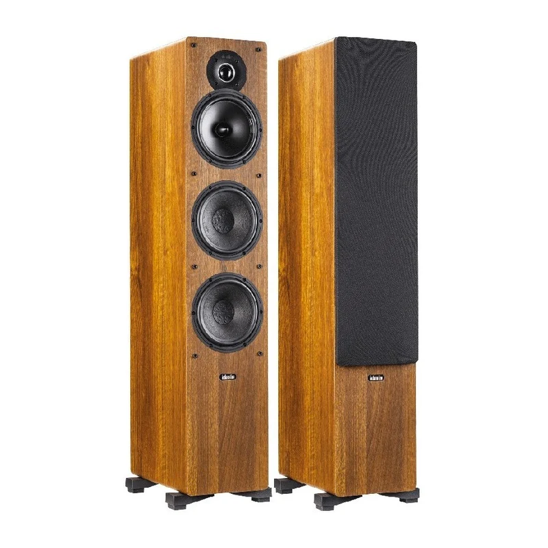 Indiana Line Tesi 661 L Colore Noce Coppia Casse Pavimento 30-160W 3 vie Bass Reflex