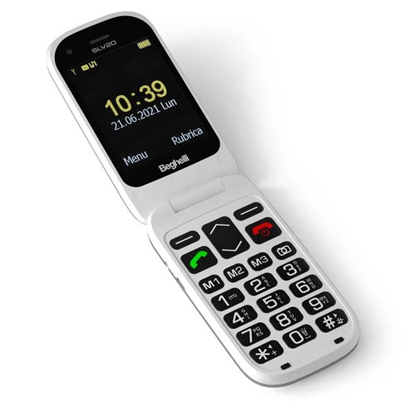 Beghelli Salvalavita Phone SLV20 7,11 cm (2.8") 104 g Grigio Telefono per anziani