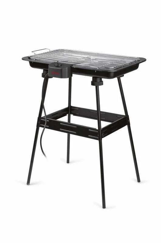 Girmi BQ21 Barbecue Da tavolo Elettrico Nero, Acciaio inossidabile 2200 W