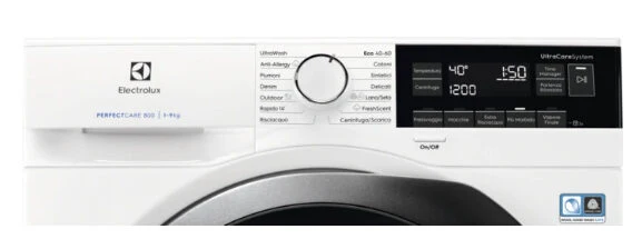 Electrolux EW8F396G lavatrice Caricamento frontale 9 kg 1551 Giri/min A Bianco