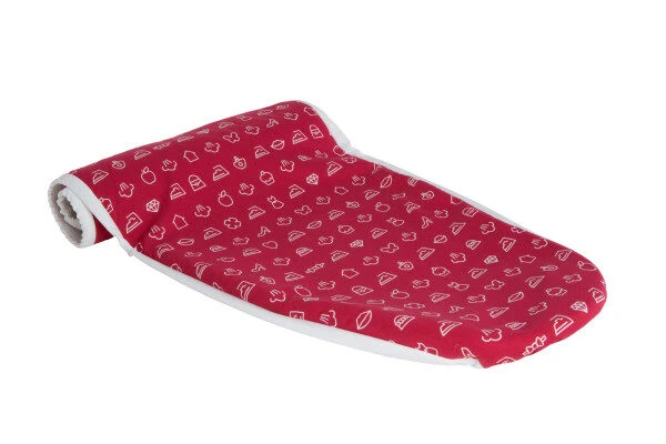 Lelit PA703 rivestimento per asse da stiro Imbottitura per copriasse da stiro Cotone, Poliestere Rosso, Bianco