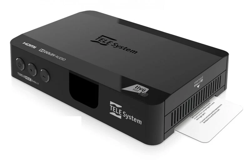 TELE System TS9018HEVC Cavo, Ethernet (RJ-45) Full HD Nero