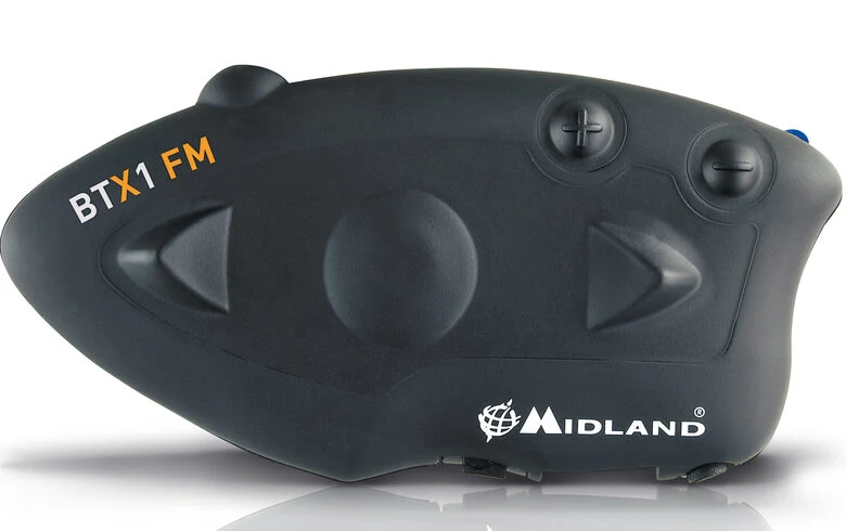 Midland BTX1 FM interfono da moto Nero