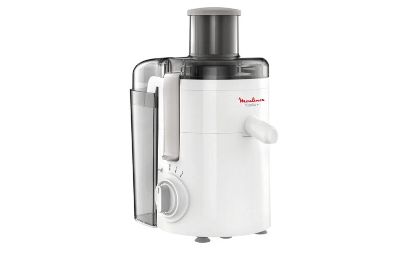 Moulinex JU3701 Frutelia+, Estrattore di Succo a Freddo, Dotato di Ampia Apertura, Facile da Pulire, 2 Velocità e Modalità Pulse, 350 W