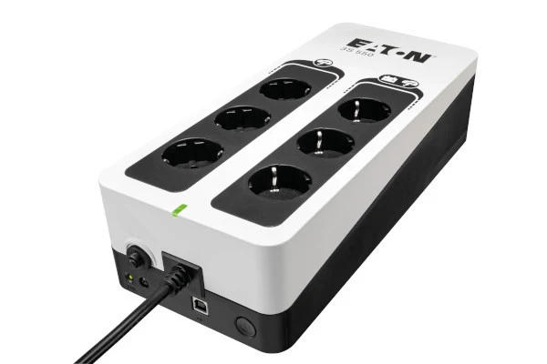 Eaton 3S550D Gruppo di continuità Standby 550VA/330W 6 prese Nero e Bianco