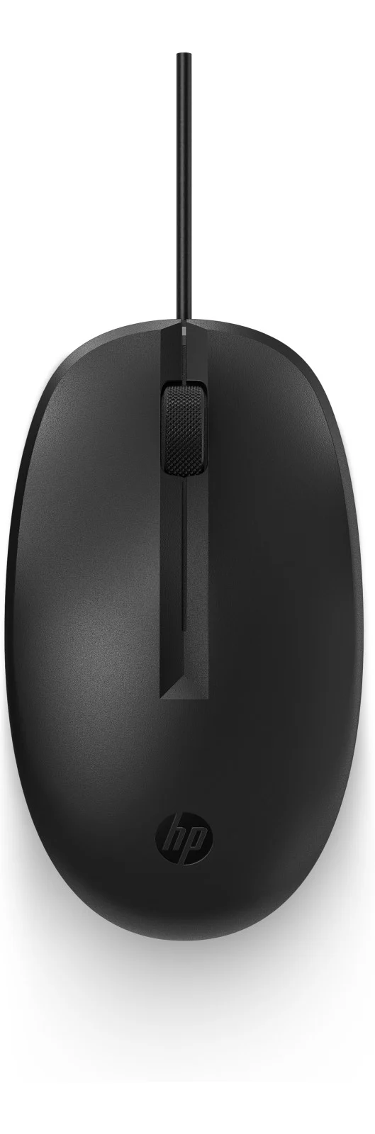 Mouse HP 125 Cablato Nero USB Ottico Ambidestro 3 Tasti 265A9UT per PC