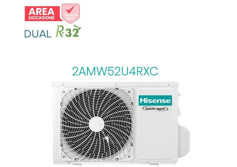 AREA OCCASIONI 2452 Unità Esterna Hisense Motore Multisplit 2AMW52U4RXC Dual Split R-32 Classe A++/A+