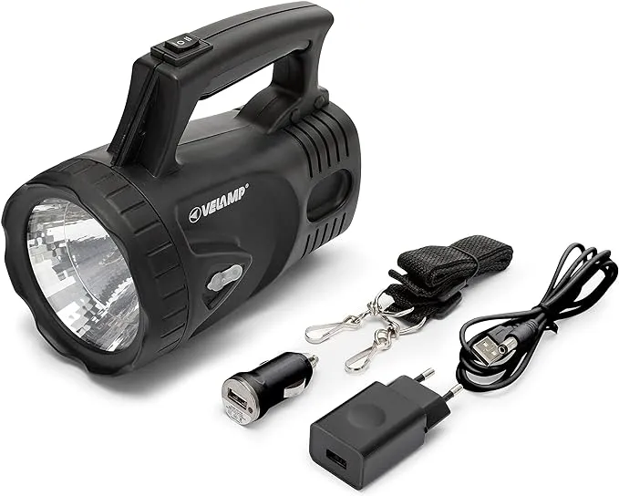 Torcia a LED ricaricabile Icaro 3 w - 170Lm - 6500K — Velamp