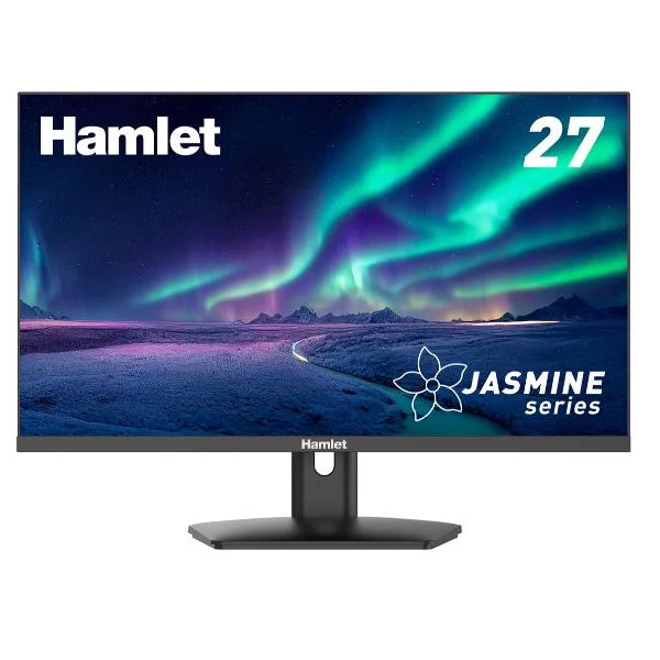 HAMLET Monitor 27" Full HD IPS 100Hz HDMI/VGA Nero HM27JF-V