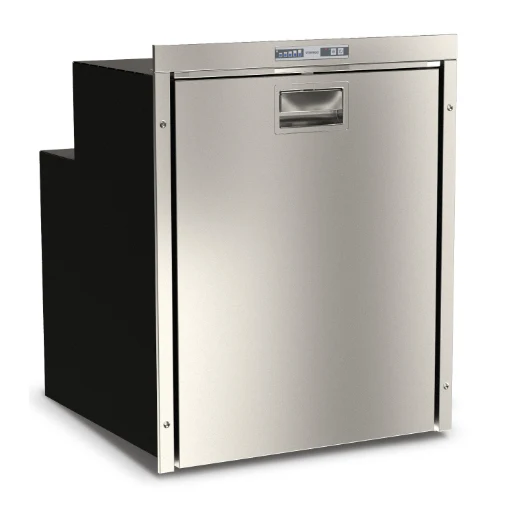 Ⓜ️🔵🔵🔵 Vitrifrigo DW90i OCX2 DRINKS - Frigo a cassetto, 90 Litri, Acciaio Inox, Luce LED, Vent Position, A x L x P 66.5x53.3x57.5 cm