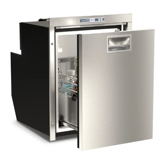 Ⓜ️🔵🔵🔵 Vitrifrigo DW51i OCX2 DRINKS - Frigo a cassetto, 51 Litri, Acciaio Inox, Luce LED, Vent Position, A x L x P 57.4x44.3x52.2 cm