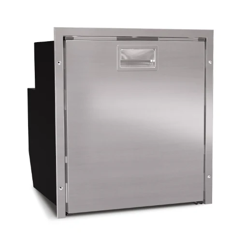 Ⓜ️🔵🔵🔵 Vitrifrigo DW62i OCX2 - Frigo-freezer a cassetto, 62 Litri, Acciaio Inox, Luce LED, Vent Position, A x L x P 55.2x51.3x54 cm