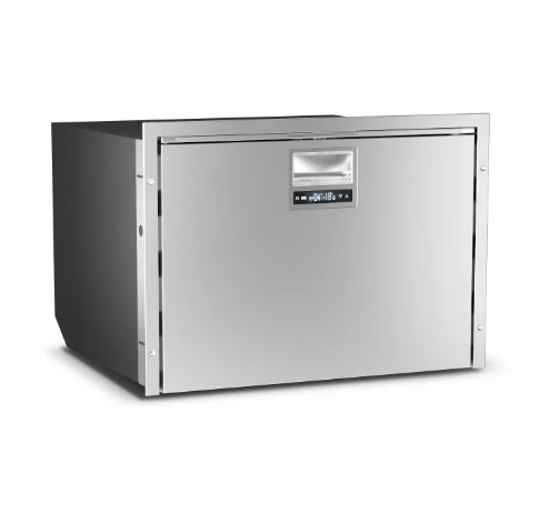 Ⓜ️🔵🔵🔵 Vitrifrigo DRW70A - Frigo-freezer a cassetto, All in One, Acciaio Inox, 80 Litri, Luce LED Interna, A x L x P 47.4x66.6x59.1 cm