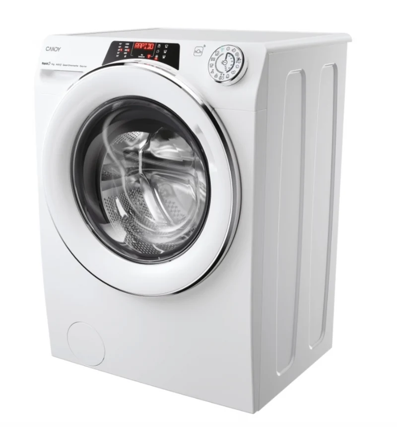 Ⓜ️🔵🔵🔵 Candy RO 1496DWMCT/1-S - Lavatrice 9 kg, carica frontale, centrifuga 1400 giri, bianca, controllo remoto Wi-Fi, Nuova classe A