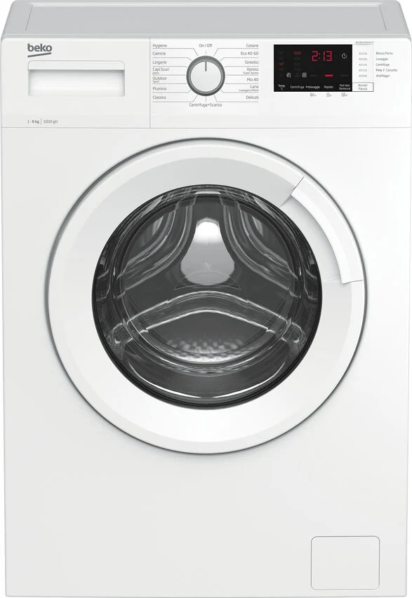 Beko WUX61032W-IT lavatrice Caricamento frontale 6 kg 1000 Giri/min E Bianco