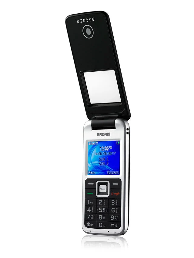 Brondi Window 4,5 cm (1.77") 78 g Nero Telefono cellulare basico