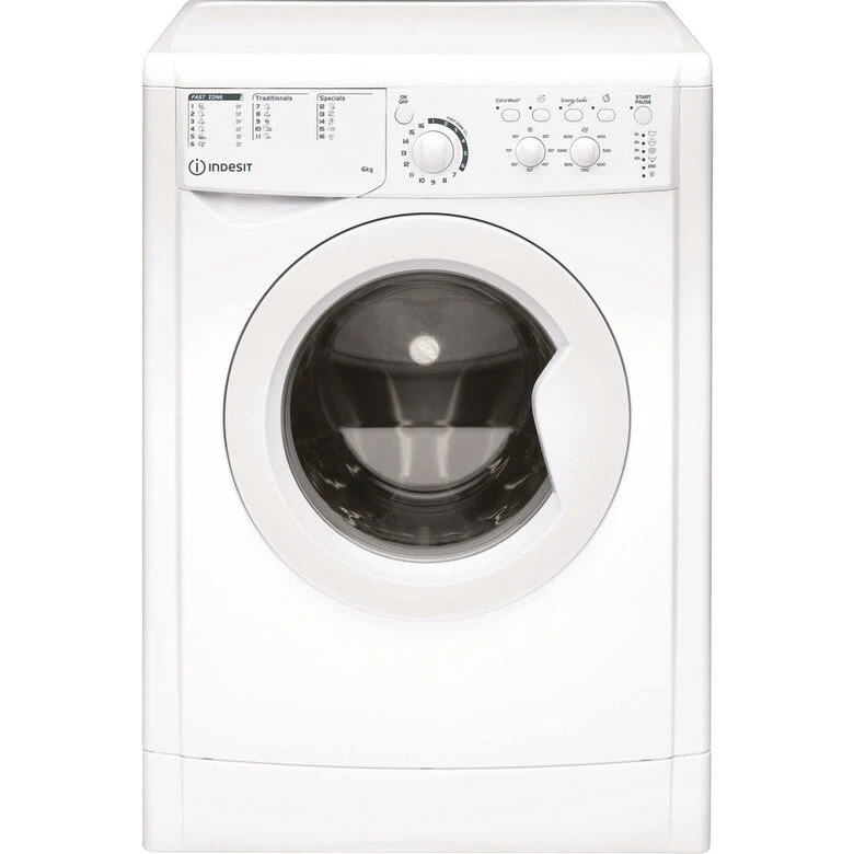 Indesit EWSC 61251 W EU N lavatrice Caricamento frontale 6 kg 1200 Giri/min F Bianco