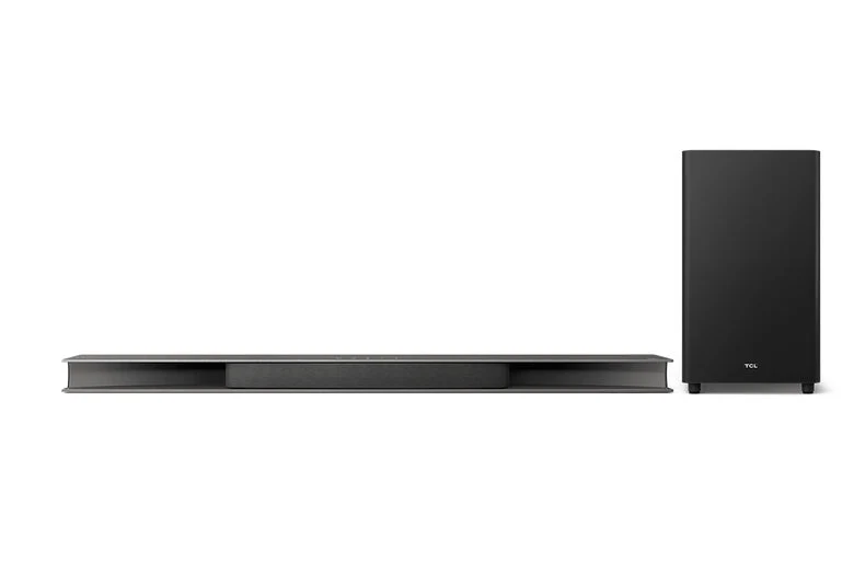 TCL Soundbar TS9030 Dolby Atmos 3.1 con subwoofer wireless per TV compatibile con Google Assistant & Apple Airplay (tecnologia RayDanz, Chromecast integrato, HDMI ARC, kit montaggio a parete
