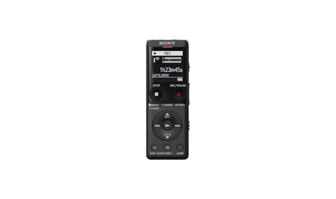 Sony ICD-UX570 Memoria interna e scheda di memoria Nero
