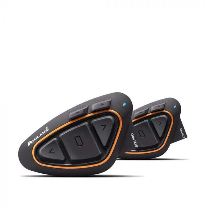 Midland BTX1 PRO TWIN interfono da moto 2 canali 300 m Nero