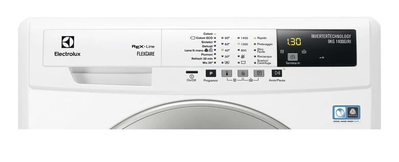 Electrolux RWF 1496 BR lavatrice Caricamento frontale 9 kg 1400 Giri/min Argento, Bianco
