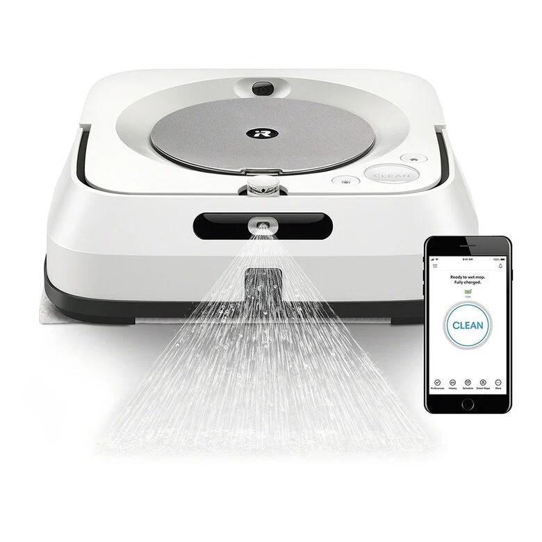 iRobot Braava Jet m6 Aspirapolvere Robot Combi Bianco